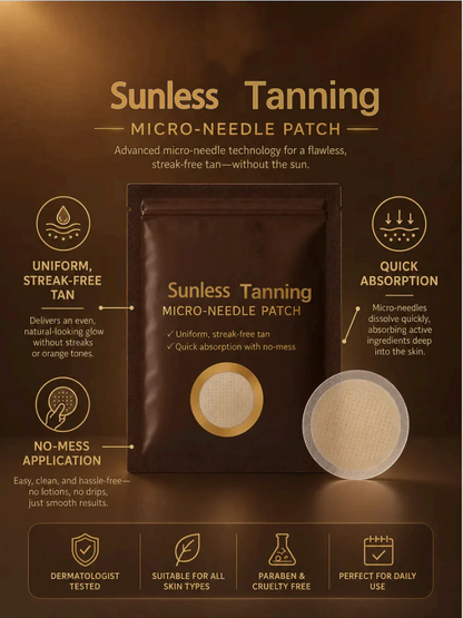 UV-Free Transdermal Sunless Tanning Patch™-JX