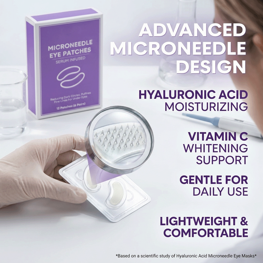 👁️👁️👁️ Upgraded New Packaging WAKE UP LOOKING YEARS YOUNGER Hyaluronic Acid Microneedle Eye Mask-ZGD