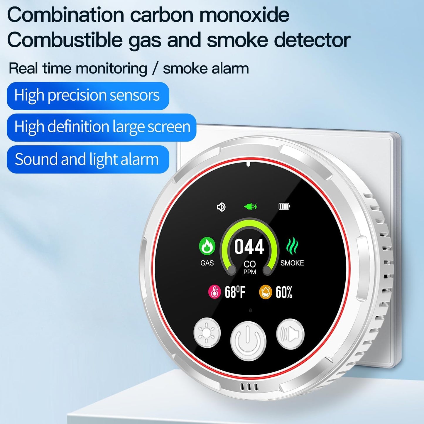 🏠 5-in-1 Smart Air Safety Monitor-YH