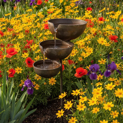 🔥Hot Sale🔥Bring Life Back To Your Garden – Rain Catcher Bird Bath 🌿🐦-YH