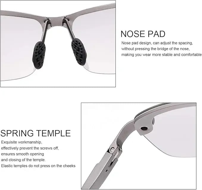 Heroiy™ HD Polarized Photochromic Sunglasses UV400 Protection | Retro Oversized Square | Unisex 2026 Essential  -YH