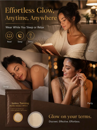 UV-Free Transdermal Sunless Tanning Patch™-JX