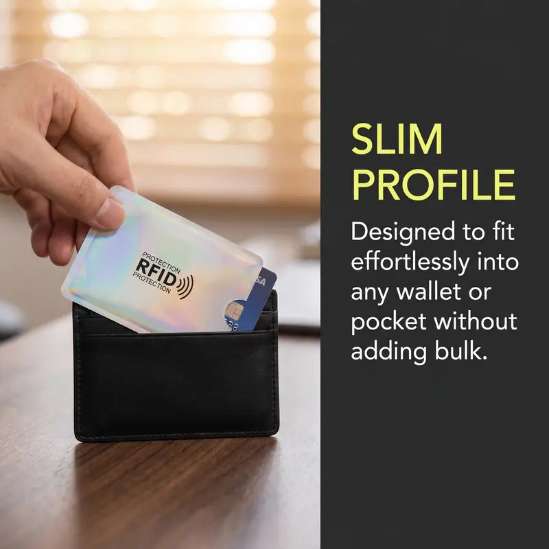RFID Blocking Sleeves Set – Protection for Credit & ID Cards, Slim & Lightweight Design-ZGD