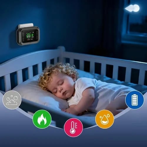 6-in-1 Combustible Gas Detector – Fast & Accurate Leak Alarm for Home & Office Safety-YH