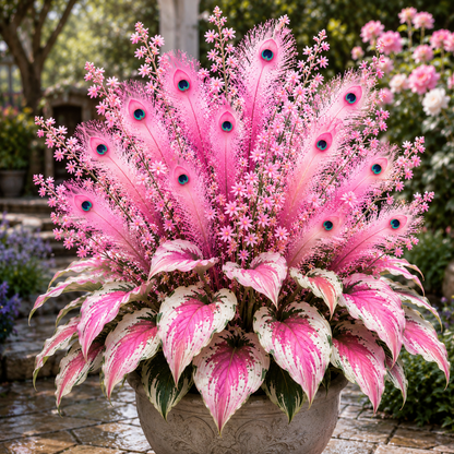 🏠🤗Peacock Flame Hosta Seeds💥 Stunning colors, illuminating any space-YH