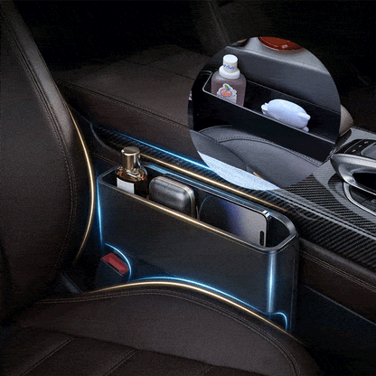 2-in-1 Car Steering Wheel Desk & Seat Gap Organizer Tray-JX