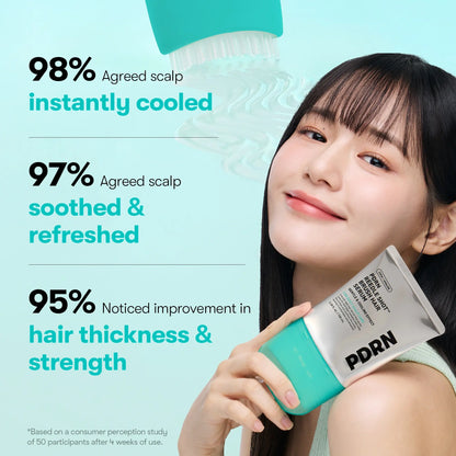 PDRN Microneedle Scalp Serum Brush – Hair Thickening & Root Activating Treatment for Fuller, Healthier-Looking Hair-YH