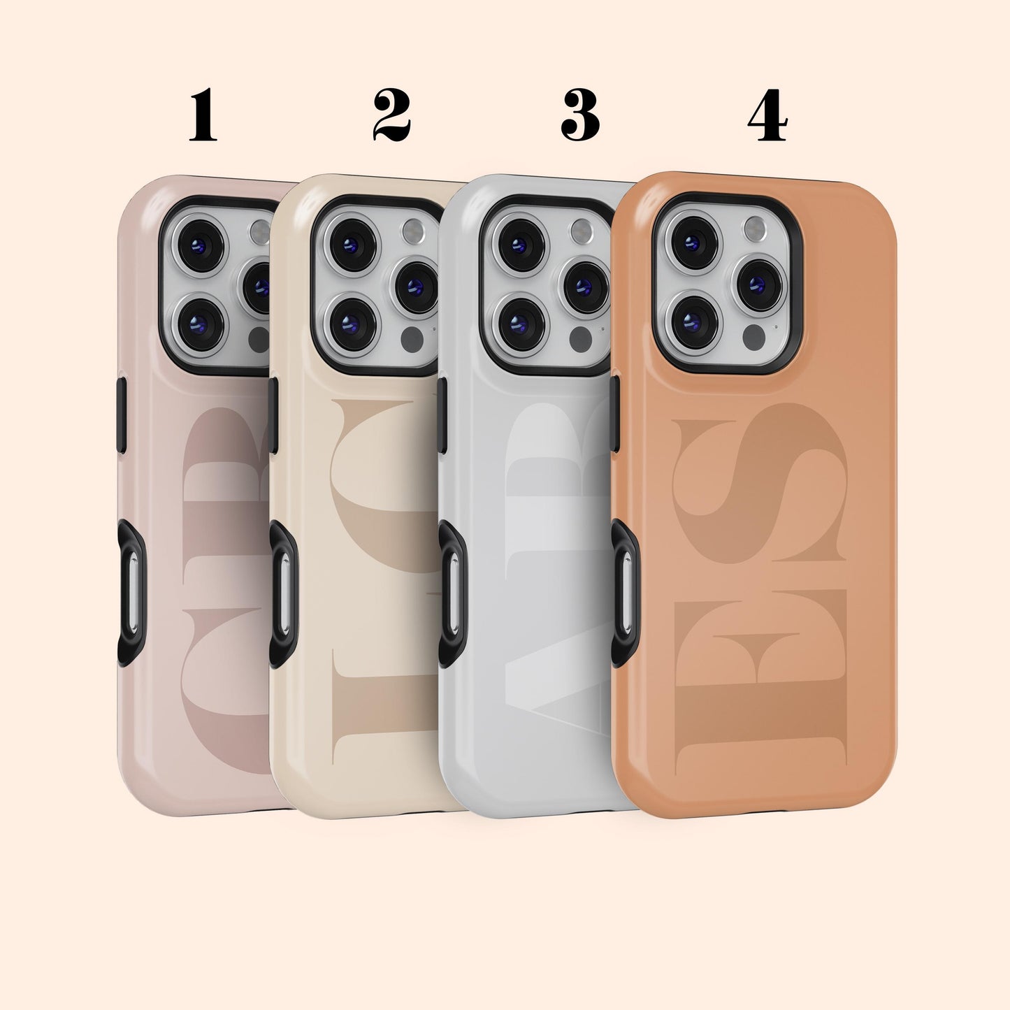 Initial Monogram Phone Case, Stylish Phone Cover