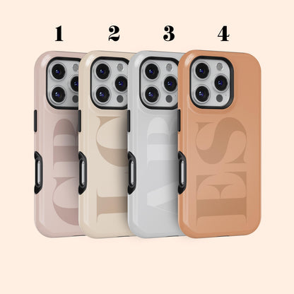 Initial Monogram Phone Case, Stylish Phone Cover