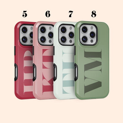 Initial Monogram Phone Case, Stylish Phone Cover
