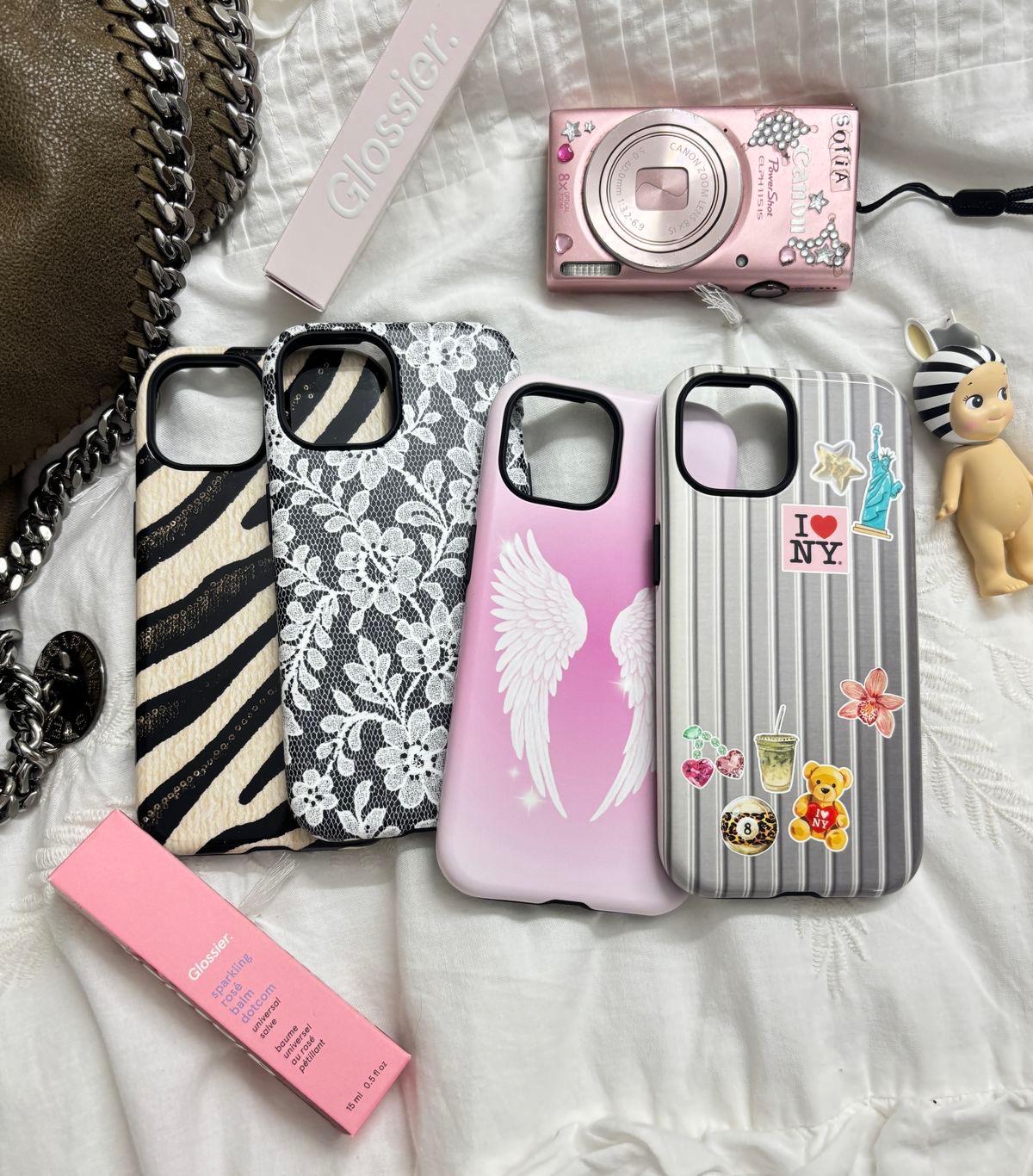 Sequins Zebra Print Tough Phone Case
