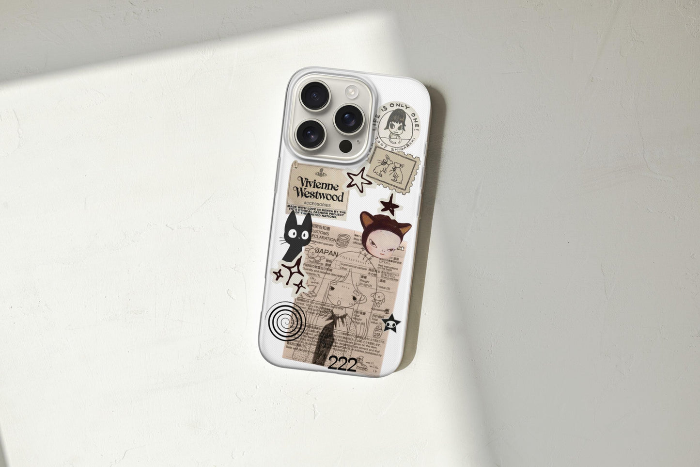 Yoshitomo Nara Phone Case, Clear Protective Cover