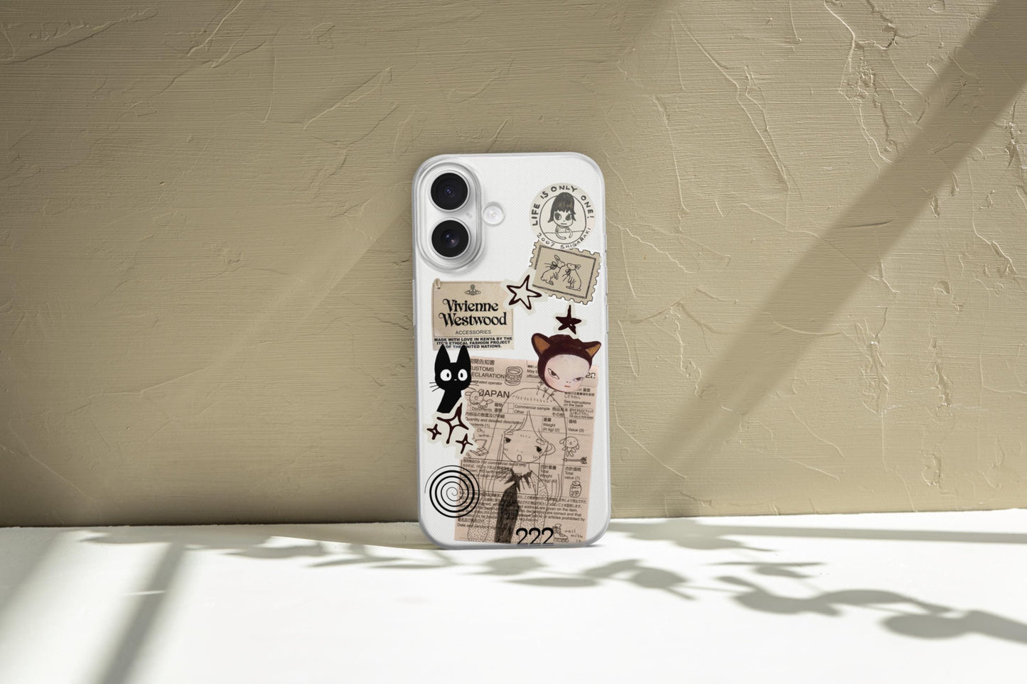 Yoshitomo Nara Phone Case, Clear Protective Cover