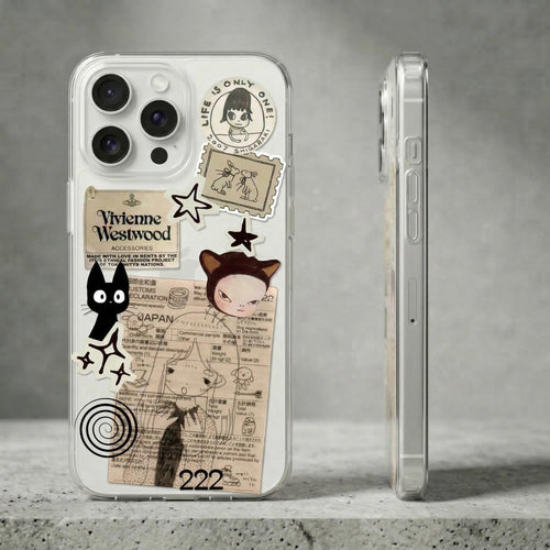Yoshitomo Nara Phone Case, Clear Protective Cover