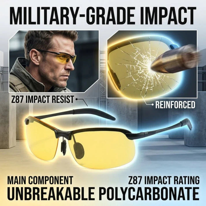 Heroiy™ HD Polarized Photochromic Sunglasses UV400 Protection | Retro Oversized Square | Unisex 2026 Essential  -ZGD