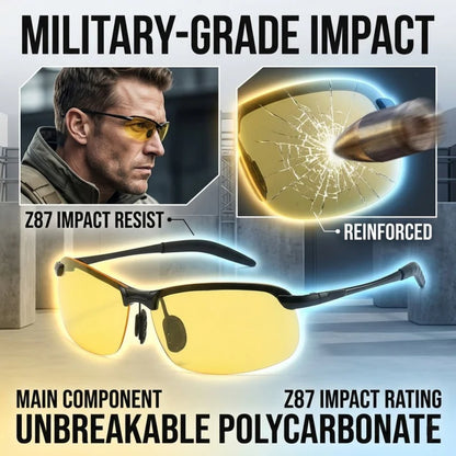 Heroiy™ HD Polarized Photochromic Sunglasses UV400 Protection | Retro Oversized Square | Unisex 2026 Essential  -ZGD
