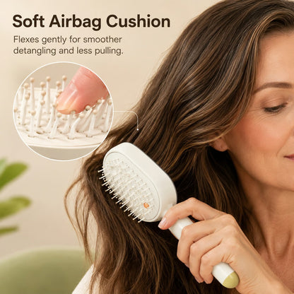 Electric Spray Air Cushion Massage Hair Comb – Anti-Tangle & Essential Oil Mist Brush-CW