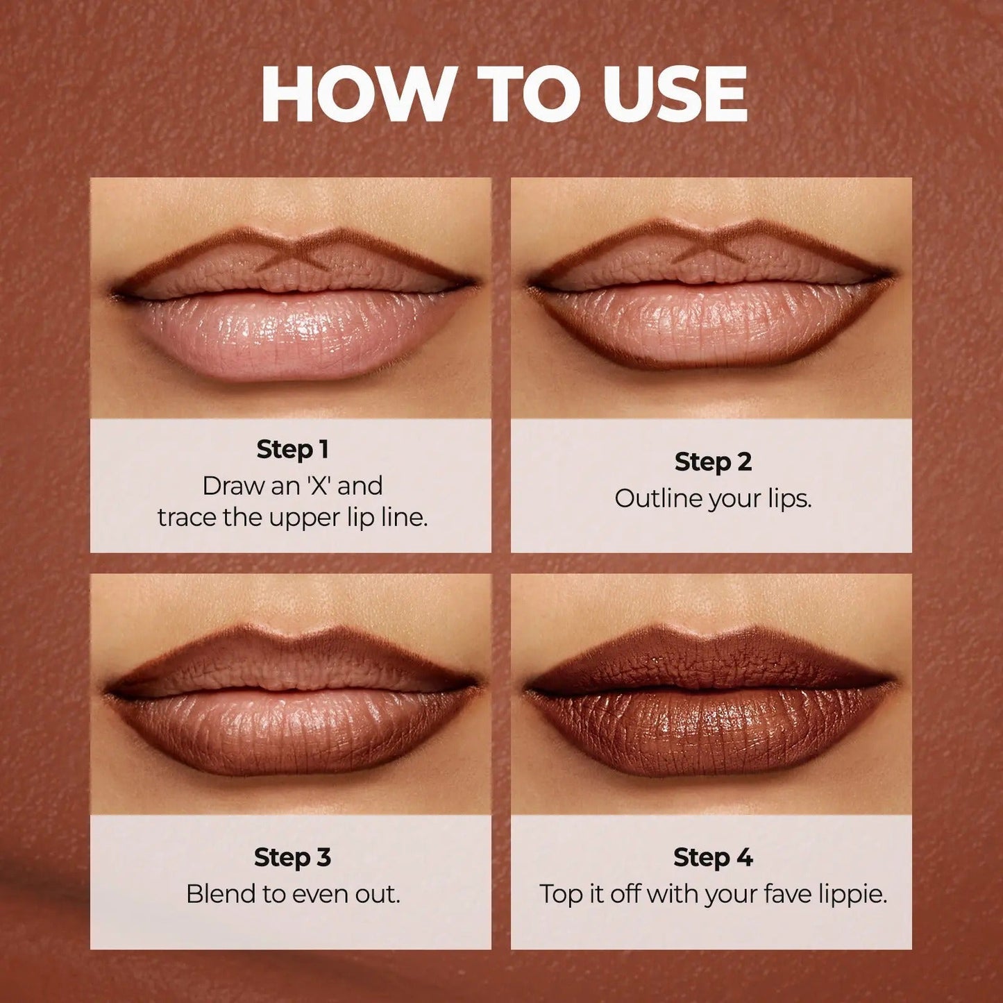 Easy Glide Lip Liner — Creamy, Blendable Color with Smooth Application-ZGD