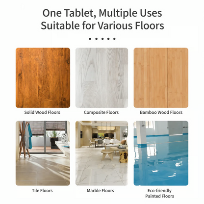 🌸Fresh Scent Multi-Surface Floor Cleaning Tablets - Antibacterial Mopping Sheets for All Floors ✨-CW