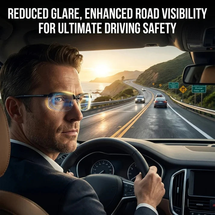 Heroiy™ HD Polarized Photochromic Sunglasses UV400 Protection | Retro Oversized Square | Unisex 2026 Essential  -ZGD