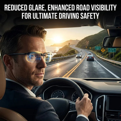 Heroiy™ HD Polarized Photochromic Sunglasses UV400 Protection | Retro Oversized Square | Unisex 2026 Essential  -ZGD