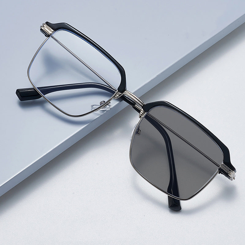Frameless Progressive Smart Vision Glasses – Multi-Focus Clarity with Blue Light Protection-YH
