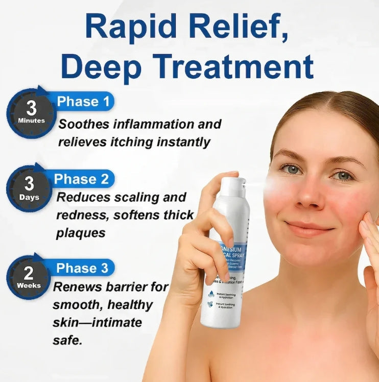 🔥Heroiy® Magnesium Botanical Spray – Advanced Skin Recovery for Psoriasis & Eczema | Rapid Soothing, Steroid-Free-YH