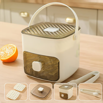 Handled Press-Type Ice Cube Tray (Double-Layer)-ZGD