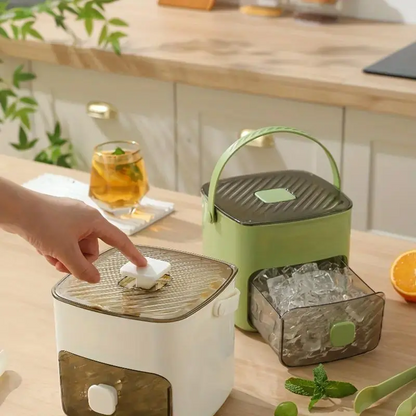Handled Press-Type Ice Cube Tray (Double-Layer)-ZGD
