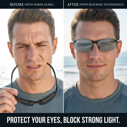 Heroiy™ HD Polarized Photochromic Sunglasses UV400 Protection | Retro Oversized Square | Unisex 2026 Essential  -ZGD