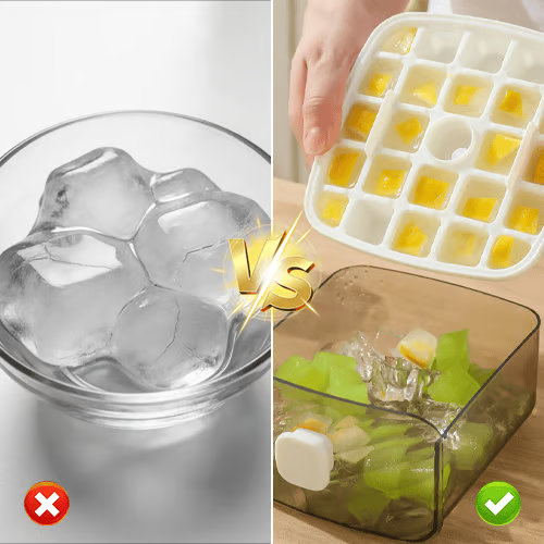 Handled Press-Type Ice Cube Tray (Double-Layer)-ZGD