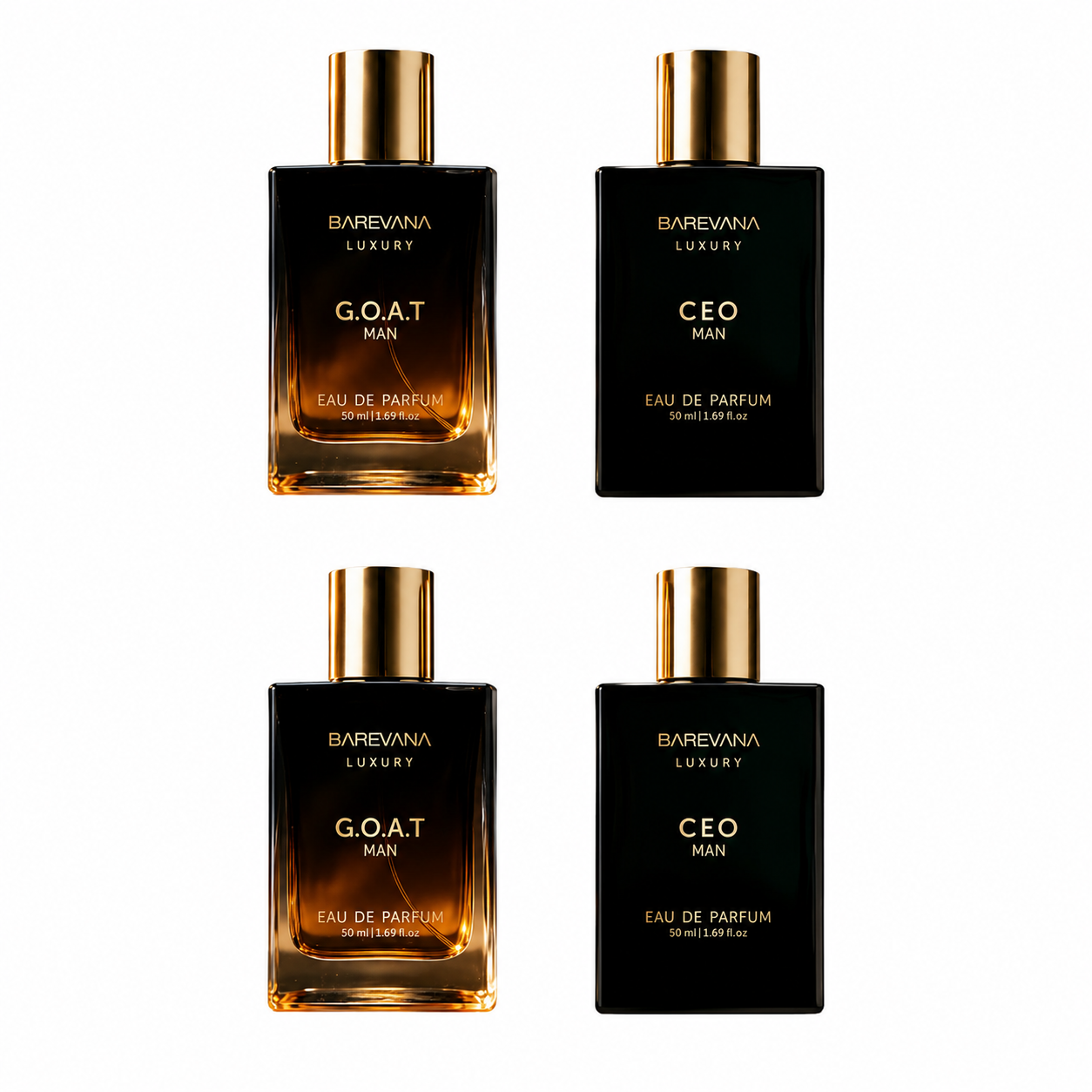 Gentlemen’s Fragrance Set with CEO MAN Perfume & G.O.A.T. MAN Aroma.-YH