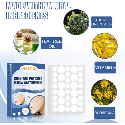 SKIN TAGS PATCHES MOLE & WART REMOVER-ZGD