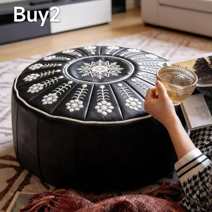 🥳2026 HOT SALE🥳💞50K+ SOLD!🏡🔊 50% OFF! High-end luxury-quality leather Versatile Round Storage Seat-YH
